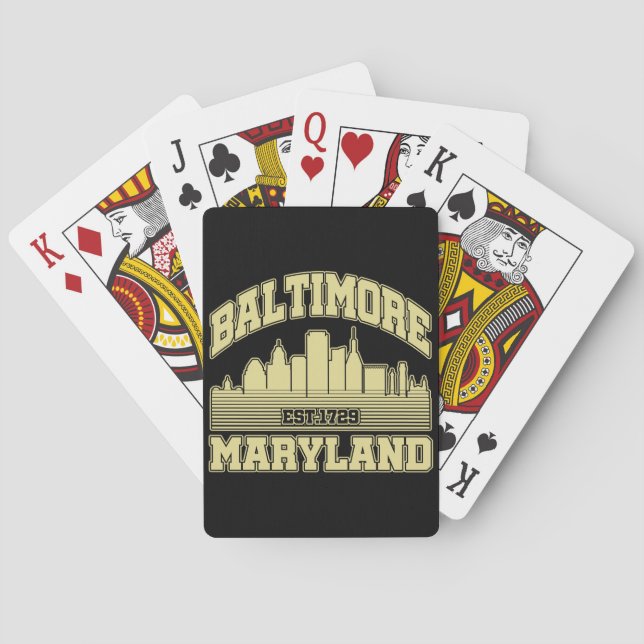 Jeu De Cartes Baltimore, Maryland (dos)