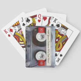 Jeu De Cartes Bande de cassette Retro Playing Carte Deck