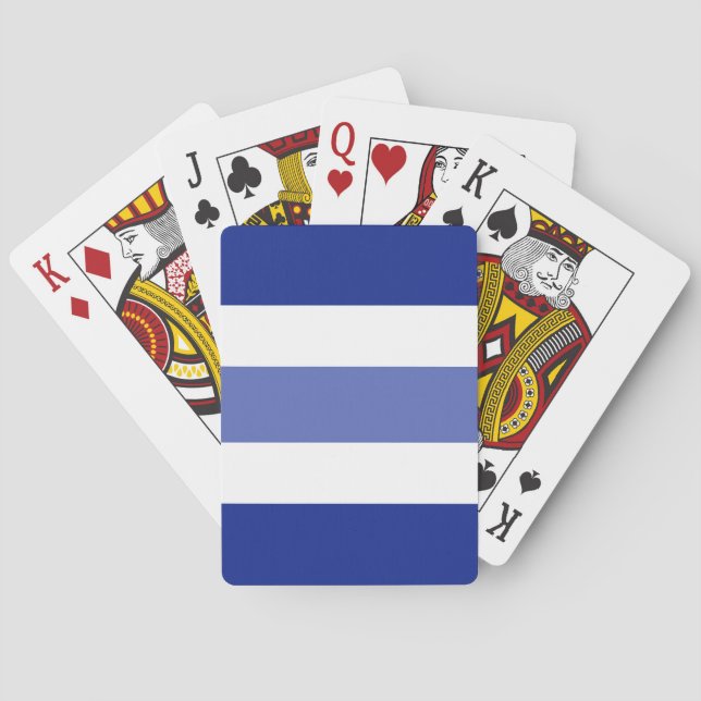 Jeu De Cartes Bandes de deux tons (dos)
