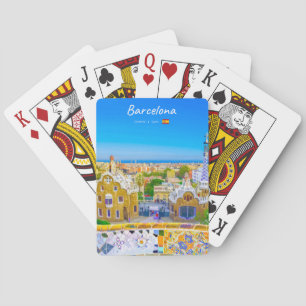Jeu De Cartes Barcelone, Espagne - Parc Guell Mosaïque Gaudi