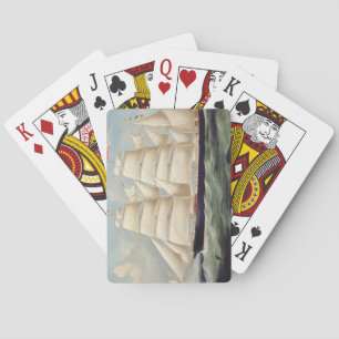Jeu De Cartes Barque "Clendovey" de tondeuse (huile sur la