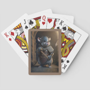 Jeu De Cartes Barre médiévale Gladiator Jouer des cartes