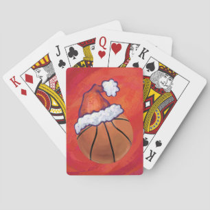 Jeu De Cartes Basket-ball à Santa Hat