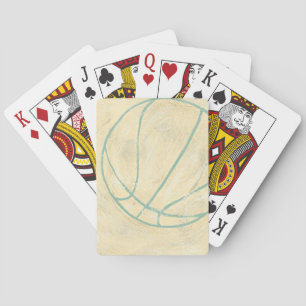 Jeu De Cartes Basket bleu par Chariklia Zarris