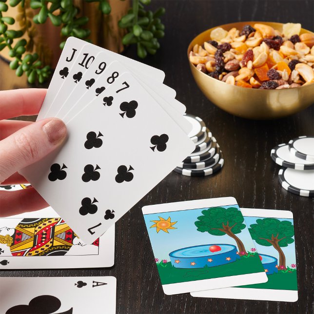 Jeu De Cartes Bassin Enfants Sous Un Arbre (Créateur téléchargé)