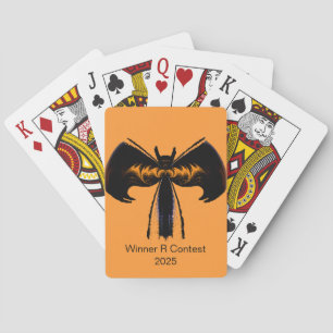 Jeu De Cartes Bat Wings Orange Custom
