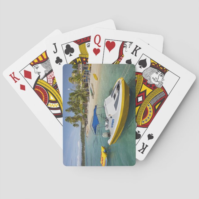 Jeu De Cartes Bateau à moteur et bateau banane (dos)