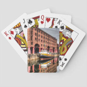 Jeu De Cartes Bateau à remorque Brocklebank Albert Dock