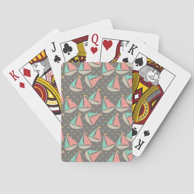 Jeu De Cartes Bateaux à gros (dos)