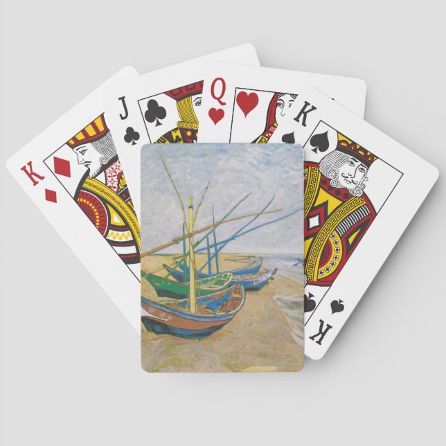Jeu De Cartes Bateaux de pêche | Vincent van Gogh (dos)