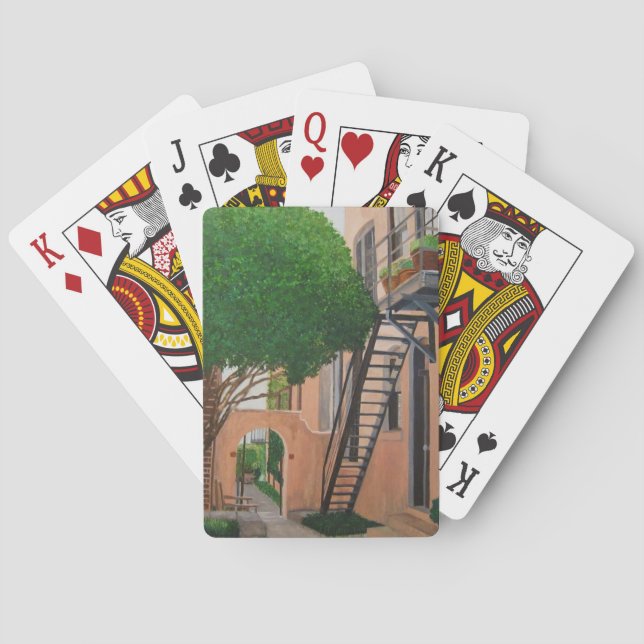 Jeu De Cartes bâtiment près de Tony's Pasta à Chattanooga Tn. (dos)