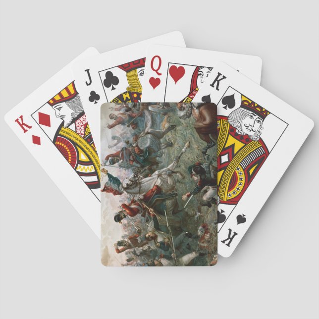 Jeu De Cartes Battle of Waterloo, 18e June 1815, 1898 (dos)