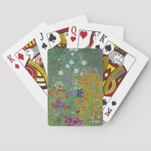 Jeu De Cartes Bauerngarten, Peinture à l'huile, Gustav Klimt