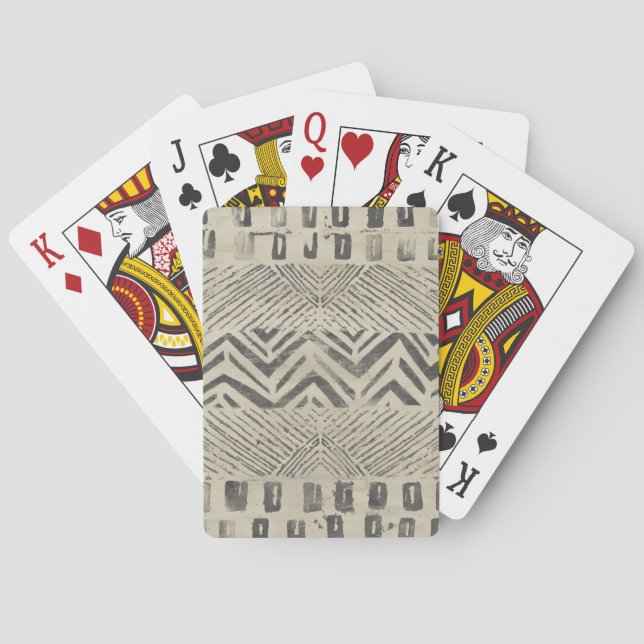 Jeu De Cartes Bazar motif - Formes géométriques (dos)
