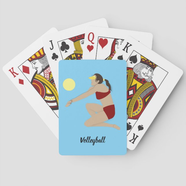 Jeu De Cartes Beach Volleyball (dos)