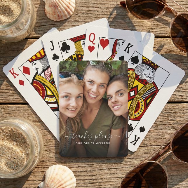 Jeu De Cartes Beaches Please Girls Weekend Away Photo (You own girl's weekend deck of cards!)