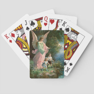 Jeu De Cartes Beau Ange Gardien Garder les enfants