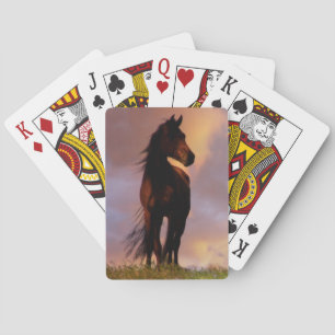 Jeu De Cartes Beau Cheval Art Deck de Cartes de Jeu