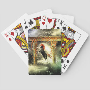 Jeu De Cartes Beau cheval dans l'univers