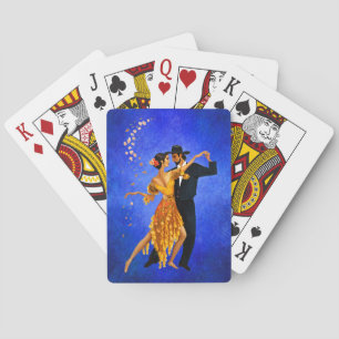 Jeu De Cartes Beau Couple Danse Jouer Cartes
