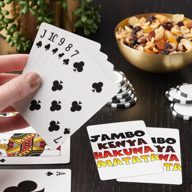 Jeu De Cartes Beau Jambo Kenya Hakuna Matata Beau Art (In Situ)