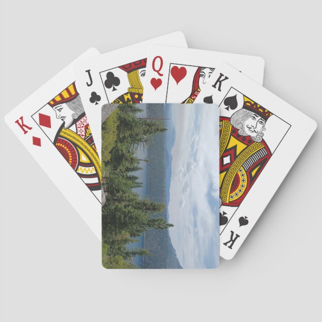 Jeu De Cartes Beau Lac Tahoe Paysage (dos)