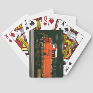 Jeu De Cartes Beau moteur de train diesel à vitesse