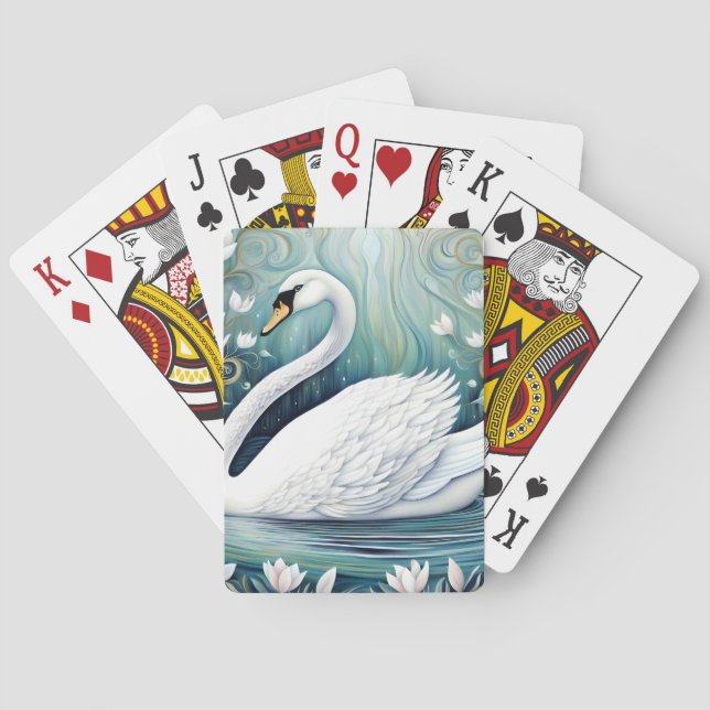 Jeu De Cartes Beau Swan (dos)