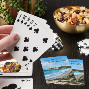 Jeu De Cartes "Beauté capturée : Littoral Iconique Kangaroo Isla