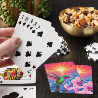 Jeu De Cartes Beautiful Hummingbird Playing Cards
