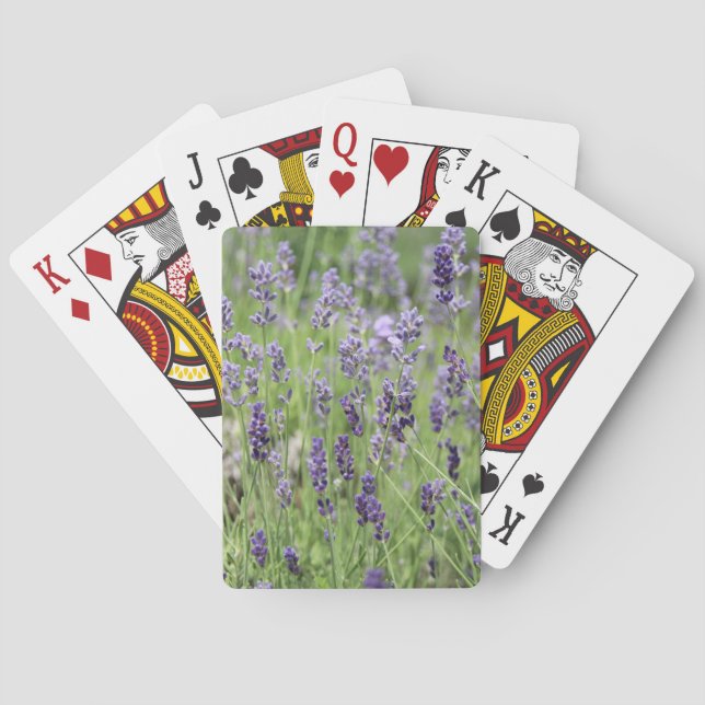 Jeu De Cartes Beautiful Lavender Playing Cards (dos)