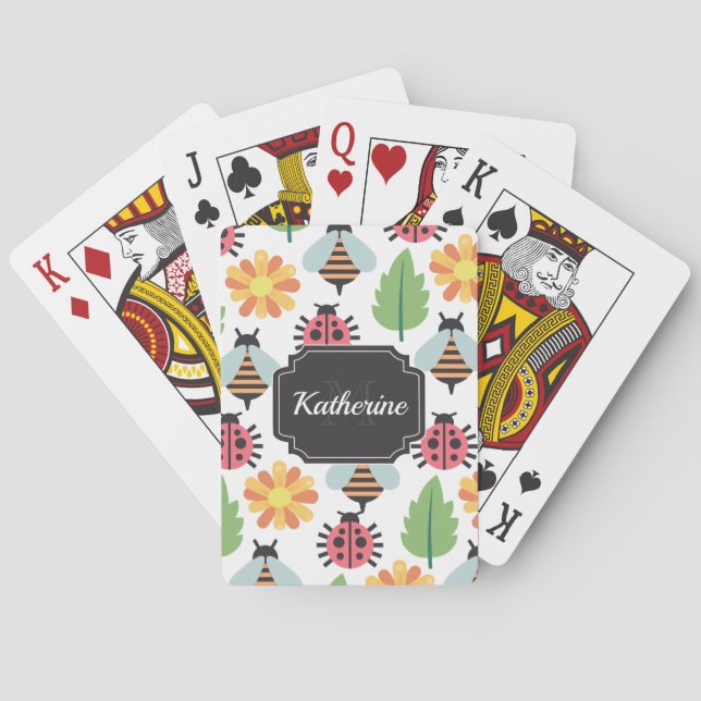 Jeu De Cartes Beaux Animaux de Jardin (dos)