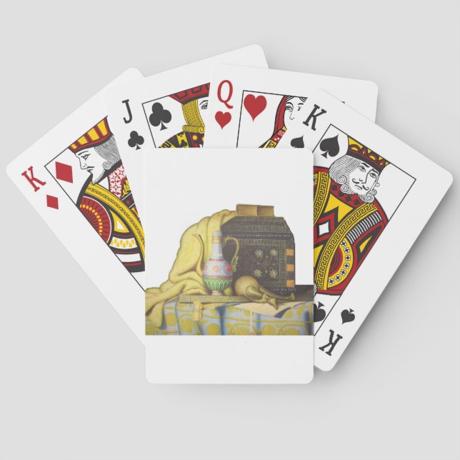Jeu De Cartes Beaux artefacts égyptiens : Secrets des pharaons (dos)
