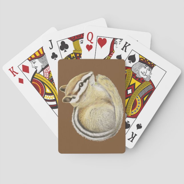 Jeu De Cartes Bébé Chipmunk Vélos Jouer Cartes (dos)