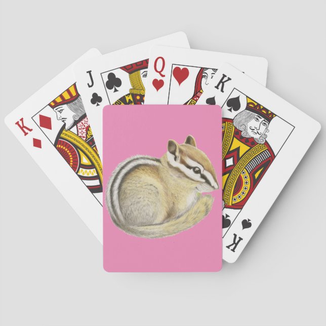 Jeu De Cartes Bébé Chipmunk Vélos Jouer Cartes (dos)