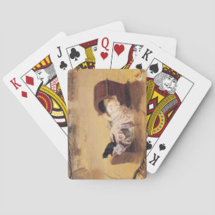 Jeu De Cartes Bébé dans un lit bébé pendant une inondation (par 
