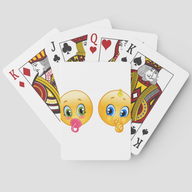 Jeu De Cartes bébé émoticônes (dos)