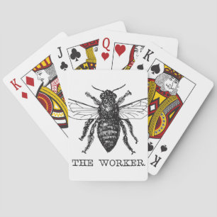 Jeu De Cartes Bee Worker Honey Black Bumblebee