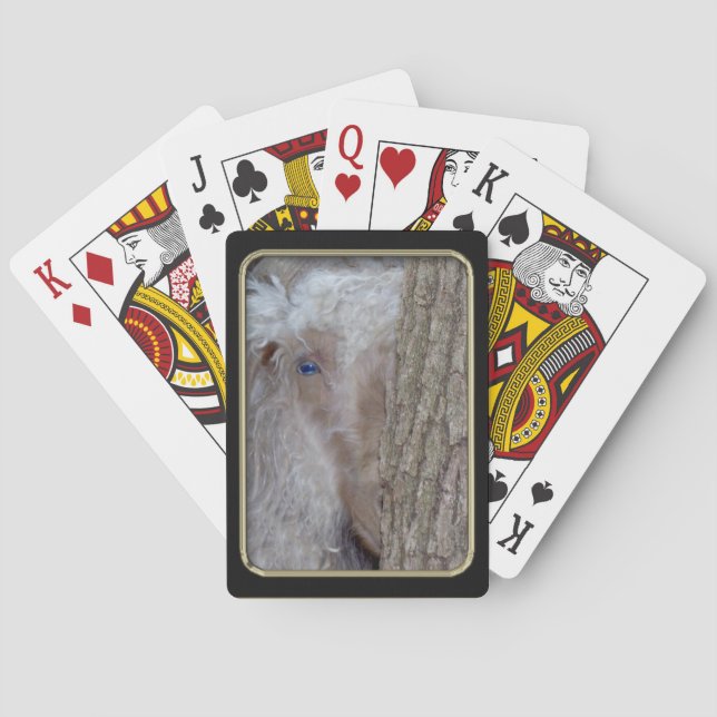 Jeu De Cartes Belle Angora chèvre Bicycle® Jouer (dos)
