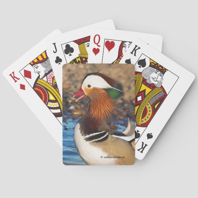 Jeu De Cartes Belle Chatty Mandarin Canard à l'étang (dos)