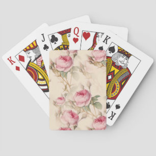 Jeu De Cartes Belle florale Vintage