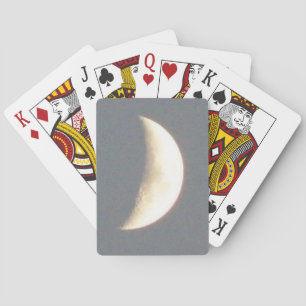 Jeu De Cartes Belle lune de croissant de cire à Dusk