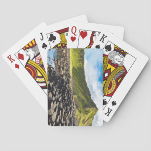 Jeu De Cartes Belle terrasse extérieure de décor de cartes de je