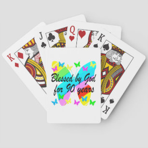 JEU DE CARTES BÉNÉFICIÉ PAR DIEU PENDANT 90 ANS