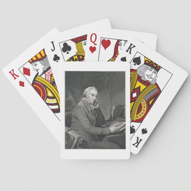 Jeu De Cartes Benjamin Rush, gravé par Richard W. Dodson (dos)