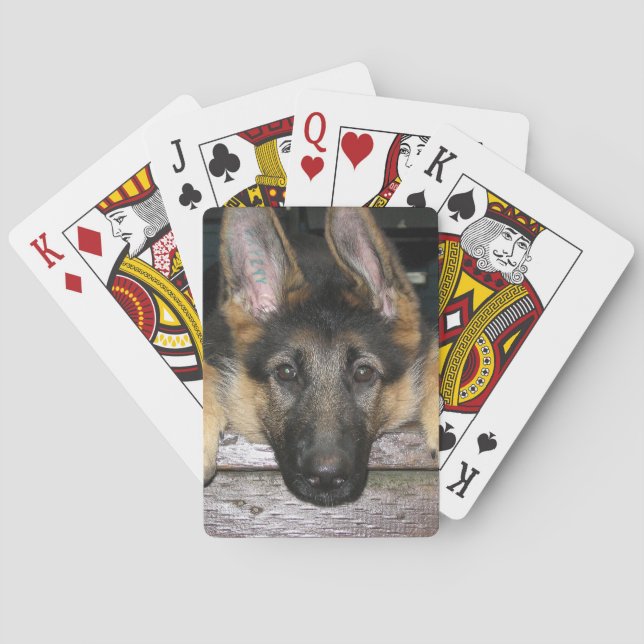 Jeu De Cartes Berger Allemand Jouer aux cartes (dos)