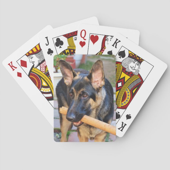 Jeu De Cartes berger allemand par Shirley Taylor (dos)