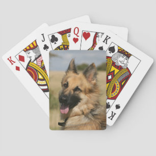 Jeu De Cartes Berger Allemand tirant la langue