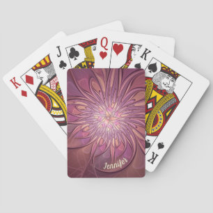 Jeu De Cartes Berry Abstrait floral fractal Nom