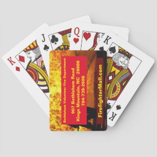 Jeu De Cartes Bethlehem Service d'incendie volontaire Jouer des 
